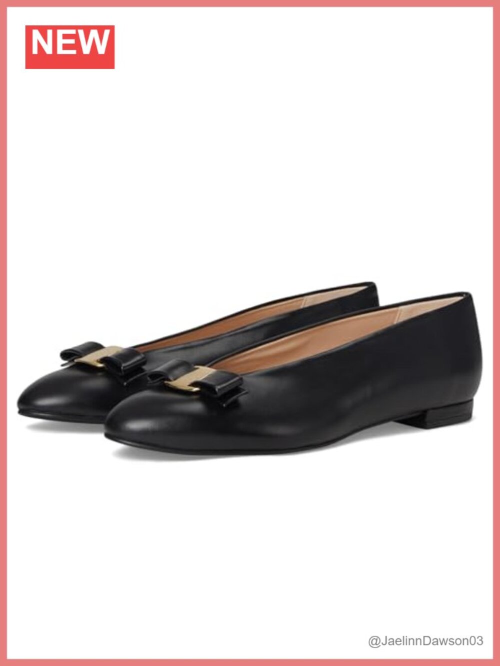 Leather Slip-On Ballet Flat - Comfortable Women's Shoes